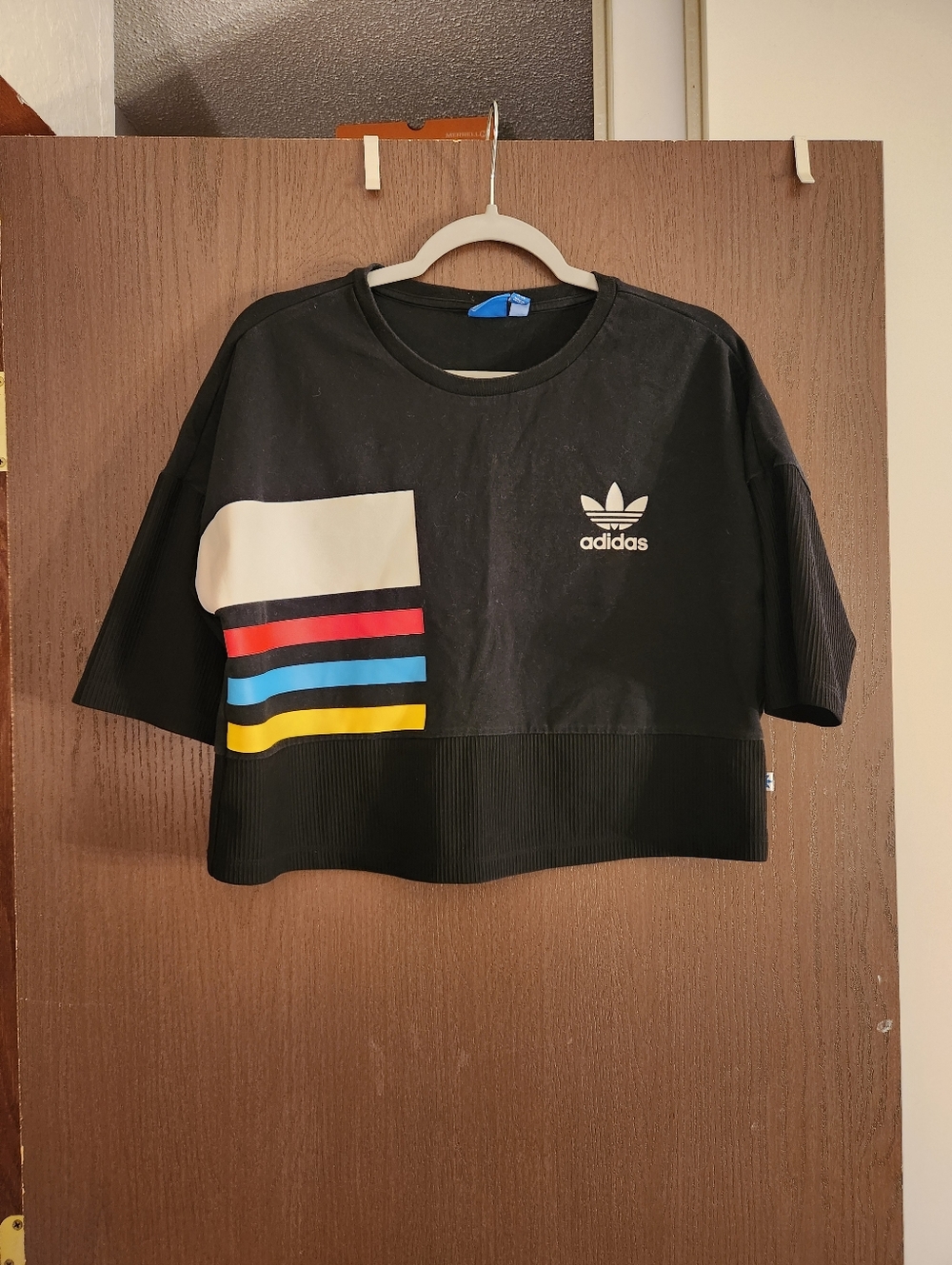 Adidas Black Crop Top